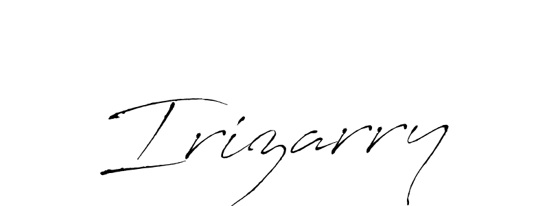 Irizarry stylish signature style. Best Handwritten Sign (Antro_Vectra) for my name. Handwritten Signature Collection Ideas for my name Irizarry. Irizarry signature style 6 images and pictures png