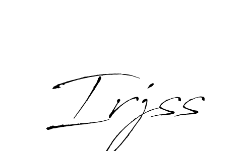 How to make Irjss name signature. Use Antro_Vectra style for creating short signs online. This is the latest handwritten sign. Irjss signature style 6 images and pictures png