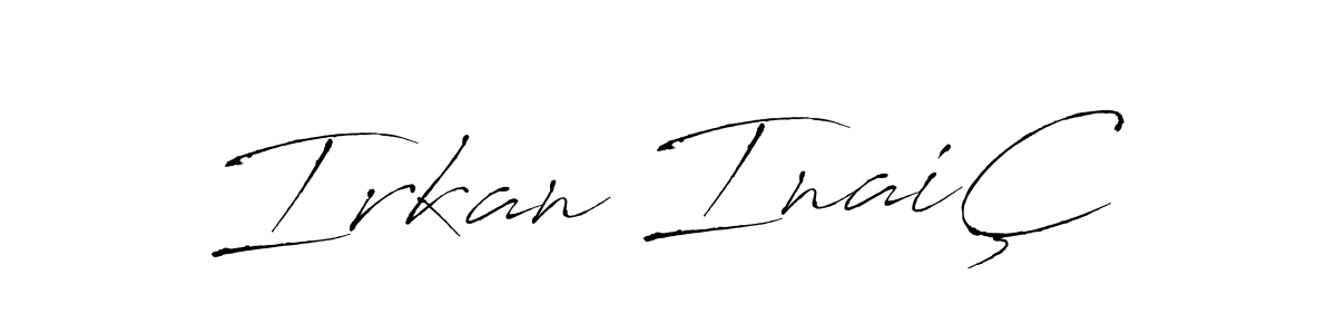 Design your own signature with our free online signature maker. With this signature software, you can create a handwritten (Antro_Vectra) signature for name Irkan InaiÇ. Irkan InaiÇ signature style 6 images and pictures png
