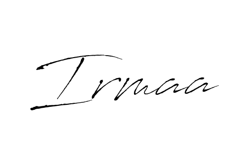 How to Draw Irmaa signature style? Antro_Vectra is a latest design signature styles for name Irmaa. Irmaa signature style 6 images and pictures png