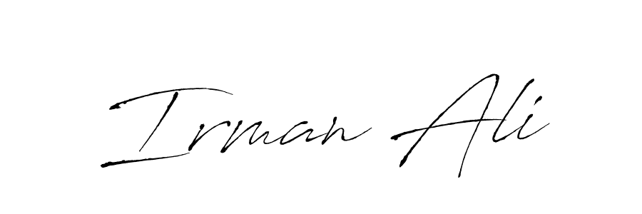 It looks lik you need a new signature style for name Irman Ali. Design unique handwritten (Antro_Vectra) signature with our free signature maker in just a few clicks. Irman Ali signature style 6 images and pictures png