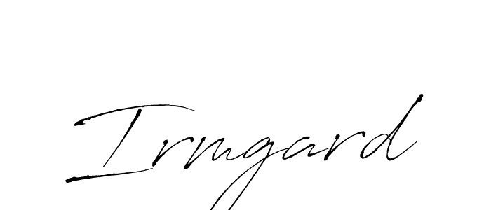 Use a signature maker to create a handwritten signature online. With this signature software, you can design (Antro_Vectra) your own signature for name Irmgard. Irmgard signature style 6 images and pictures png