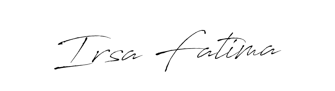 It looks lik you need a new signature style for name Irsa Fatima. Design unique handwritten (Antro_Vectra) signature with our free signature maker in just a few clicks. Irsa Fatima signature style 6 images and pictures png