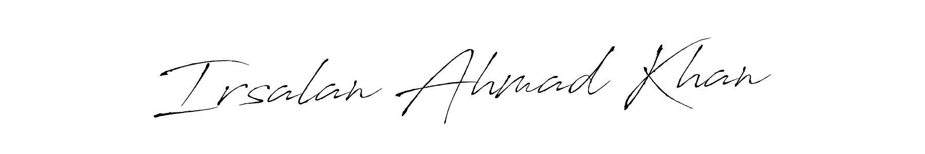 Similarly Antro_Vectra is the best handwritten signature design. Signature creator online .You can use it as an online autograph creator for name Irsalan Ahmad Khan. Irsalan Ahmad Khan signature style 6 images and pictures png