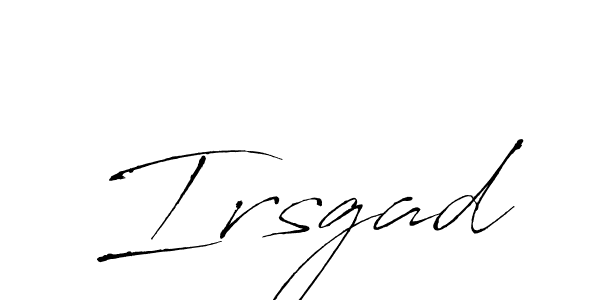 if you are searching for the best signature style for your name Irsgad. so please give up your signature search. here we have designed multiple signature styles  using Antro_Vectra. Irsgad signature style 6 images and pictures png