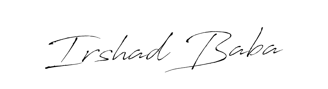 Make a beautiful signature design for name Irshad Baba. Use this online signature maker to create a handwritten signature for free. Irshad Baba signature style 6 images and pictures png