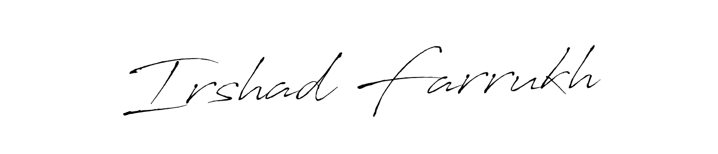 Here are the top 10 professional signature styles for the name Irshad Farrukh. These are the best autograph styles you can use for your name. Irshad Farrukh signature style 6 images and pictures png