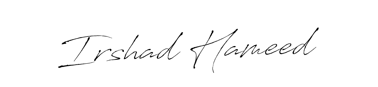 Make a beautiful signature design for name Irshad Hameed. Use this online signature maker to create a handwritten signature for free. Irshad Hameed signature style 6 images and pictures png