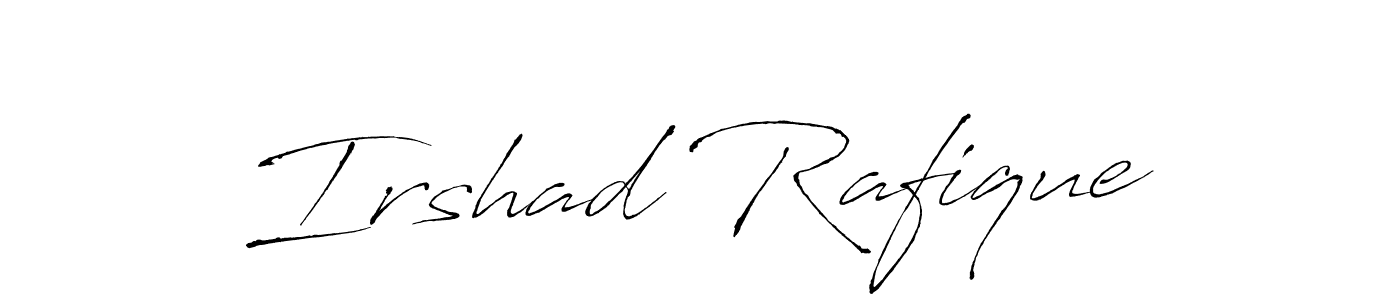 How to make Irshad Rafique signature? Antro_Vectra is a professional autograph style. Create handwritten signature for Irshad Rafique name. Irshad Rafique signature style 6 images and pictures png