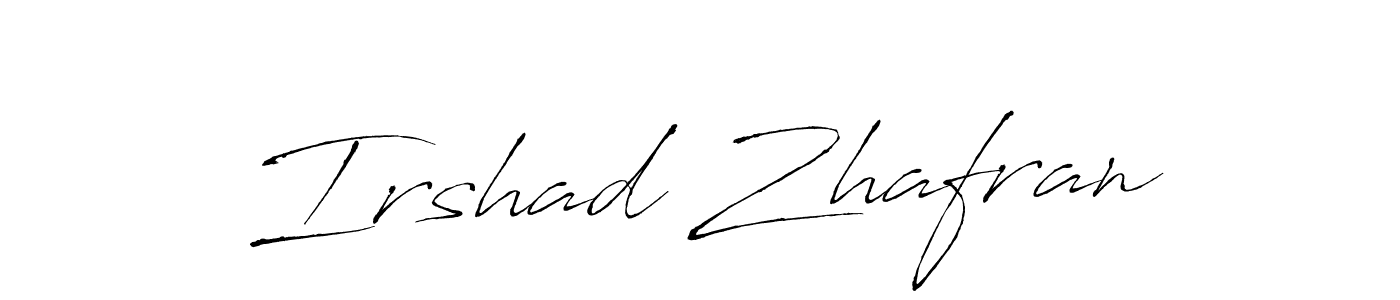 Also You can easily find your signature by using the search form. We will create Irshad Zhafran name handwritten signature images for you free of cost using Antro_Vectra sign style. Irshad Zhafran signature style 6 images and pictures png