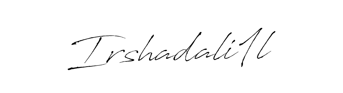 How to Draw Irshadali1l signature style? Antro_Vectra is a latest design signature styles for name Irshadali1l. Irshadali1l signature style 6 images and pictures png