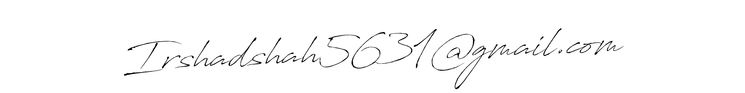 How to Draw Irshadshah5631@gmail.com signature style? Antro_Vectra is a latest design signature styles for name Irshadshah5631@gmail.com. Irshadshah5631@gmail.com signature style 6 images and pictures png