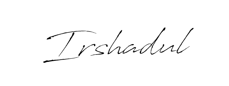 Also we have Irshadul name is the best signature style. Create professional handwritten signature collection using Antro_Vectra autograph style. Irshadul signature style 6 images and pictures png