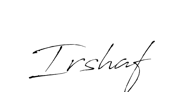 The best way (Antro_Vectra) to make a short signature is to pick only two or three words in your name. The name Irshaf include a total of six letters. For converting this name. Irshaf signature style 6 images and pictures png