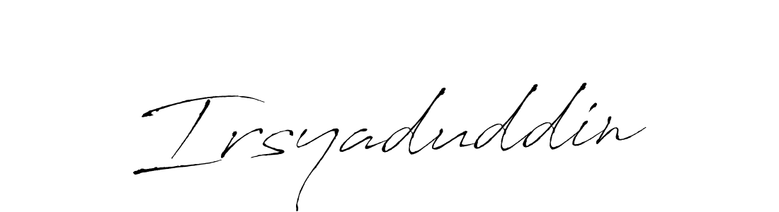 Once you've used our free online signature maker to create your best signature Antro_Vectra style, it's time to enjoy all of the benefits that Irsyaduddin name signing documents. Irsyaduddin signature style 6 images and pictures png