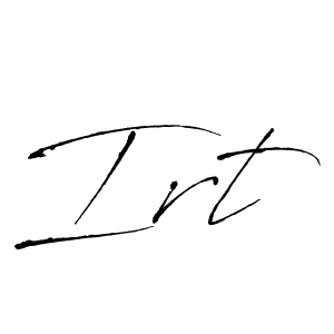 if you are searching for the best signature style for your name Irt. so please give up your signature search. here we have designed multiple signature styles  using Antro_Vectra. Irt signature style 6 images and pictures png