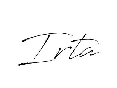 Check out images of Autograph of Irta name. Actor Irta Signature Style. Antro_Vectra is a professional sign style online. Irta signature style 6 images and pictures png