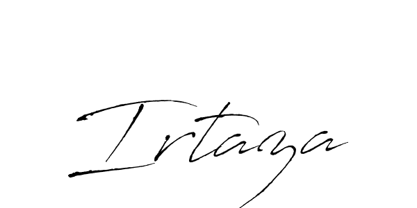 Antro_Vectra is a professional signature style that is perfect for those who want to add a touch of class to their signature. It is also a great choice for those who want to make their signature more unique. Get Irtaza name to fancy signature for free. Irtaza signature style 6 images and pictures png