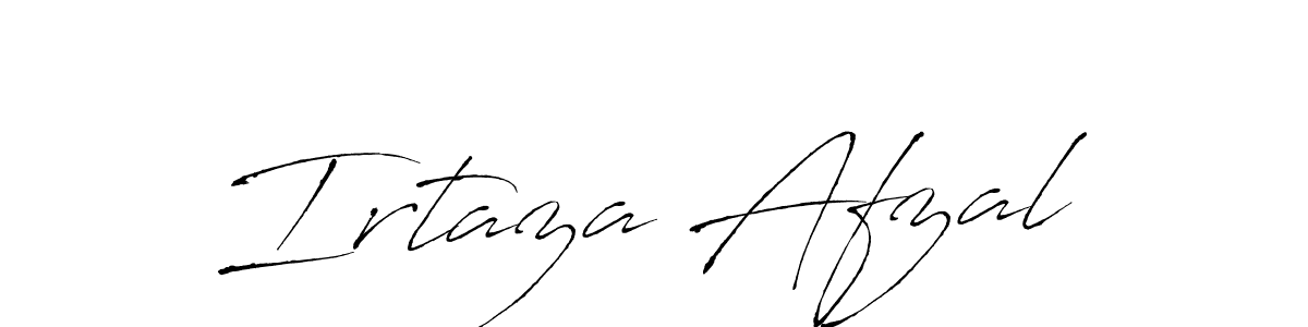 Irtaza Afzal stylish signature style. Best Handwritten Sign (Antro_Vectra) for my name. Handwritten Signature Collection Ideas for my name Irtaza Afzal. Irtaza Afzal signature style 6 images and pictures png