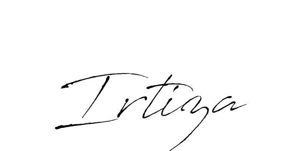 Use a signature maker to create a handwritten signature online. With this signature software, you can design (Antro_Vectra) your own signature for name Irtiza. Irtiza signature style 6 images and pictures png
