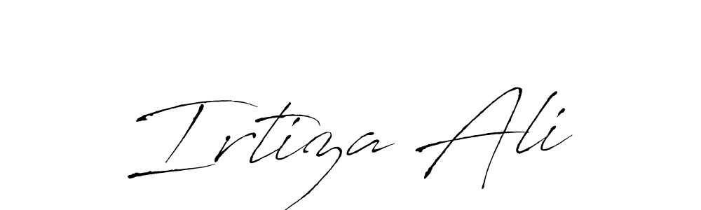 Design your own signature with our free online signature maker. With this signature software, you can create a handwritten (Antro_Vectra) signature for name Irtiza Ali. Irtiza Ali signature style 6 images and pictures png