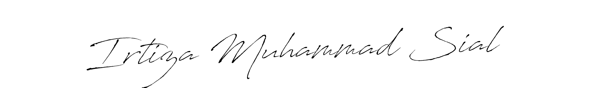 Use a signature maker to create a handwritten signature online. With this signature software, you can design (Antro_Vectra) your own signature for name Irtiza Muhammad Sial. Irtiza Muhammad Sial signature style 6 images and pictures png