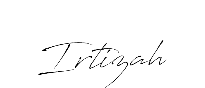 How to make Irtizah signature? Antro_Vectra is a professional autograph style. Create handwritten signature for Irtizah name. Irtizah signature style 6 images and pictures png