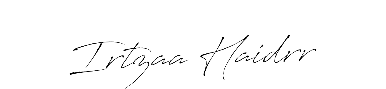 Use a signature maker to create a handwritten signature online. With this signature software, you can design (Antro_Vectra) your own signature for name Irtzaa Haidrr. Irtzaa Haidrr signature style 6 images and pictures png