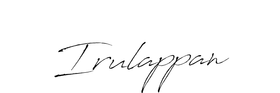 Create a beautiful signature design for name Irulappan. With this signature (Antro_Vectra) fonts, you can make a handwritten signature for free. Irulappan signature style 6 images and pictures png