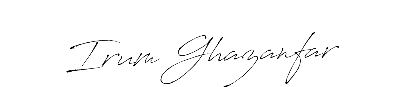 See photos of Irum Ghazanfar official signature by Spectra . Check more albums & portfolios. Read reviews & check more about Antro_Vectra font. Irum Ghazanfar signature style 6 images and pictures png