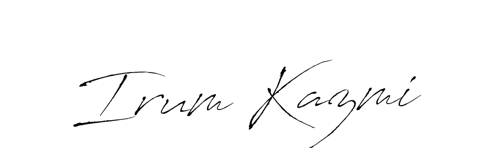 How to Draw Irum Kazmi signature style? Antro_Vectra is a latest design signature styles for name Irum Kazmi. Irum Kazmi signature style 6 images and pictures png
