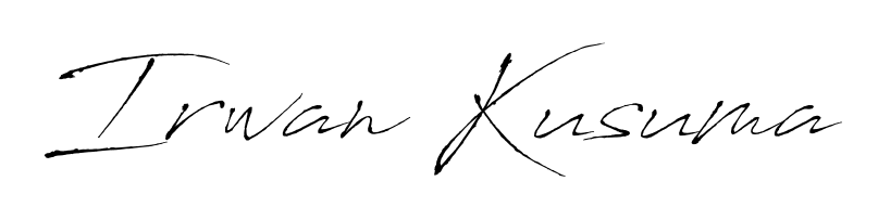 Discover the perfect balance of readability and style for Irwan Kusuma with Antro_Vectra font. Create your dream signature today. Irwan Kusuma signature style 6 images and pictures png
