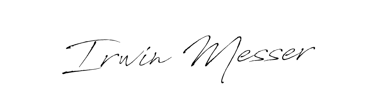 Antro_Vectra is a professional signature style that is perfect for those who want to add a touch of class to their signature. It is also a great choice for those who want to make their signature more unique. Get Irwin Messer name to fancy signature for free. Irwin Messer signature style 6 images and pictures png