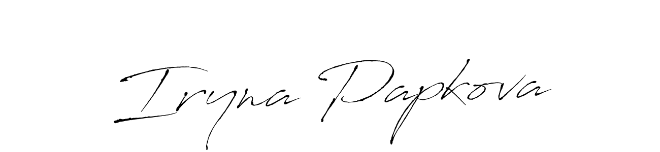 The best way (Antro_Vectra) to make a short signature is to pick only two or three words in your name. The name Iryna Papkova include a total of six letters. For converting this name. Iryna Papkova signature style 6 images and pictures png