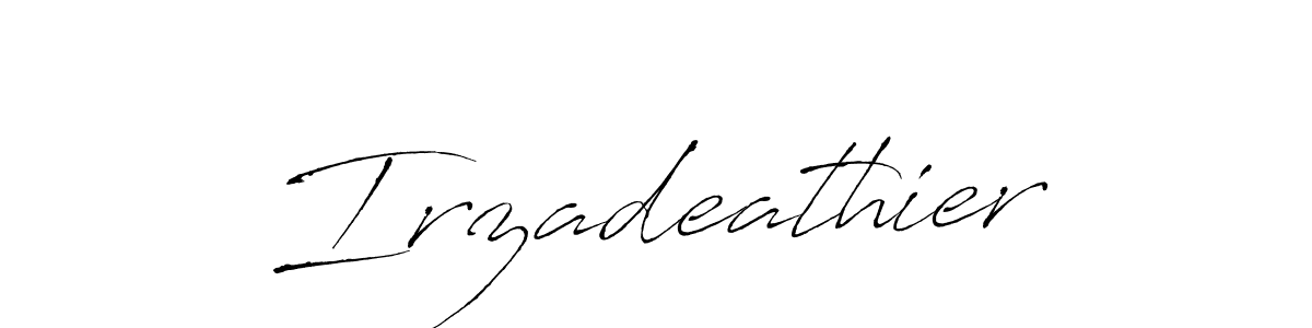 Here are the top 10 professional signature styles for the name Irzadeathier. These are the best autograph styles you can use for your name. Irzadeathier signature style 6 images and pictures png