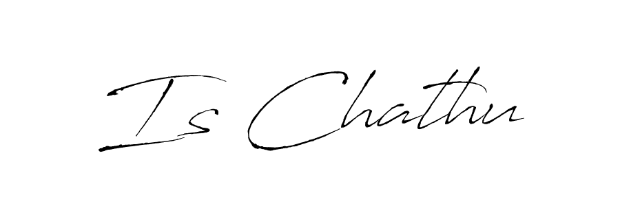 Is Chathu stylish signature style. Best Handwritten Sign (Antro_Vectra) for my name. Handwritten Signature Collection Ideas for my name Is Chathu. Is Chathu signature style 6 images and pictures png