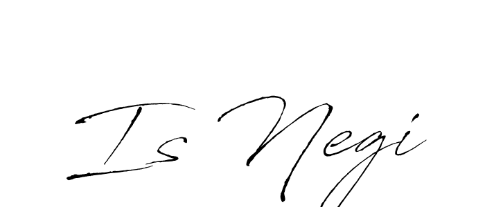 Is Negi stylish signature style. Best Handwritten Sign (Antro_Vectra) for my name. Handwritten Signature Collection Ideas for my name Is Negi. Is Negi signature style 6 images and pictures png