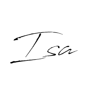 How to make Isa name signature. Use Antro_Vectra style for creating short signs online. This is the latest handwritten sign. Isa signature style 6 images and pictures png