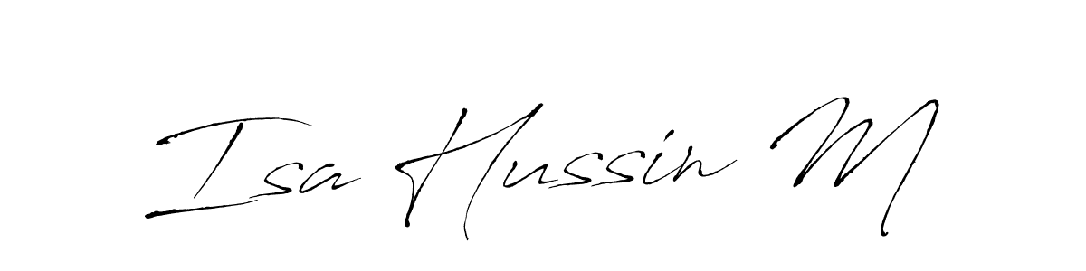 Here are the top 10 professional signature styles for the name Isa Hussin M. These are the best autograph styles you can use for your name. Isa Hussin M signature style 6 images and pictures png
