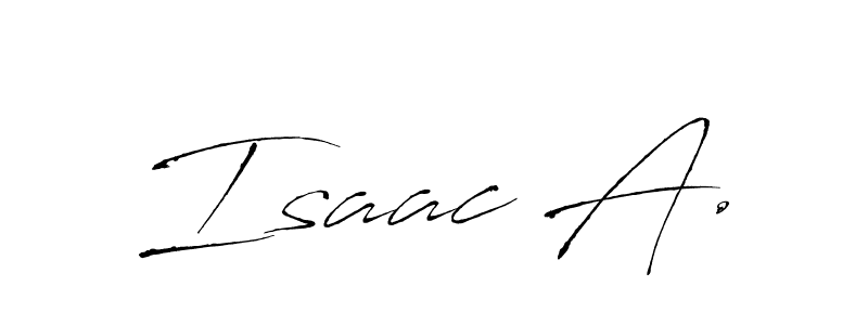 Design your own signature with our free online signature maker. With this signature software, you can create a handwritten (Antro_Vectra) signature for name Isaac A.. Isaac A. signature style 6 images and pictures png