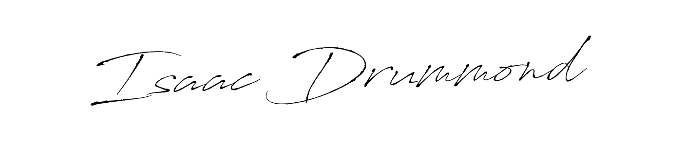 Create a beautiful signature design for name Isaac Drummond. With this signature (Antro_Vectra) fonts, you can make a handwritten signature for free. Isaac Drummond signature style 6 images and pictures png