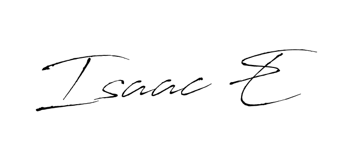 Similarly Antro_Vectra is the best handwritten signature design. Signature creator online .You can use it as an online autograph creator for name Isaac E. Isaac E signature style 6 images and pictures png