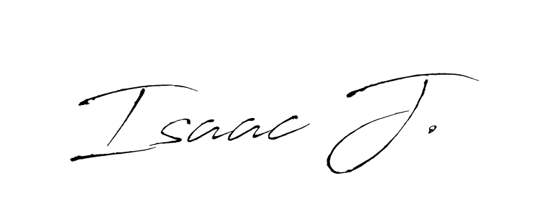 You should practise on your own different ways (Antro_Vectra) to write your name (Isaac J.) in signature. don't let someone else do it for you. Isaac J. signature style 6 images and pictures png