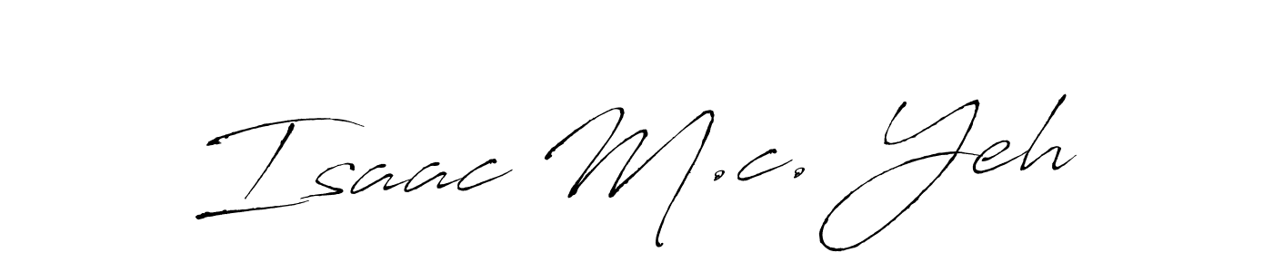 Make a short Isaac M.c. Yeh signature style. Manage your documents anywhere anytime using Antro_Vectra. Create and add eSignatures, submit forms, share and send files easily. Isaac M.c. Yeh signature style 6 images and pictures png