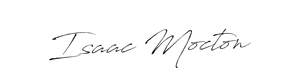 Also we have Isaac Mocton name is the best signature style. Create professional handwritten signature collection using Antro_Vectra autograph style. Isaac Mocton signature style 6 images and pictures png