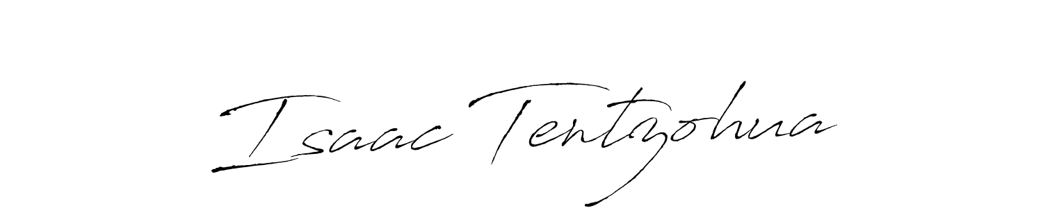 Also we have Isaac Tentzohua name is the best signature style. Create professional handwritten signature collection using Antro_Vectra autograph style. Isaac Tentzohua signature style 6 images and pictures png