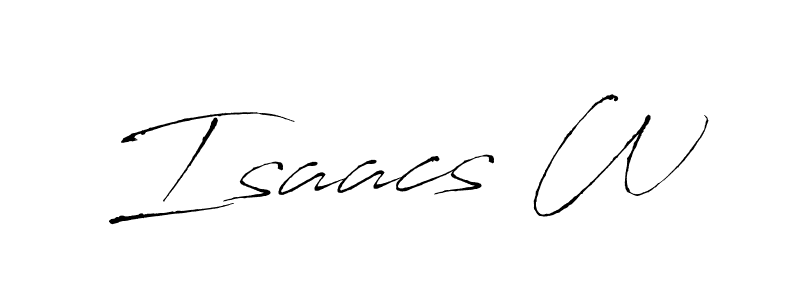 Use a signature maker to create a handwritten signature online. With this signature software, you can design (Antro_Vectra) your own signature for name Isaacs W. Isaacs W signature style 6 images and pictures png