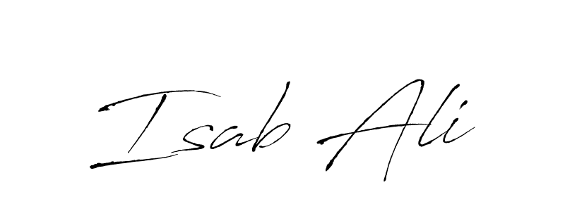 You should practise on your own different ways (Antro_Vectra) to write your name (Isab Ali) in signature. don't let someone else do it for you. Isab Ali signature style 6 images and pictures png