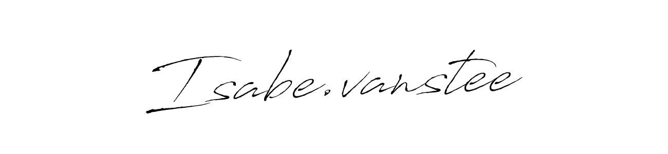 Isabe.vanstee stylish signature style. Best Handwritten Sign (Antro_Vectra) for my name. Handwritten Signature Collection Ideas for my name Isabe.vanstee. Isabe.vanstee signature style 6 images and pictures png