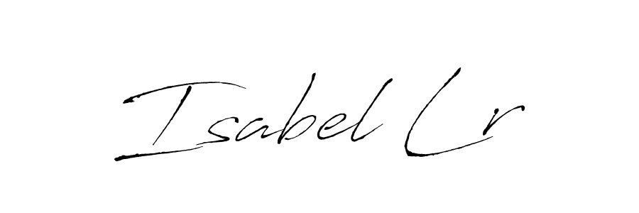 The best way (Antro_Vectra) to make a short signature is to pick only two or three words in your name. The name Isabel Lr include a total of six letters. For converting this name. Isabel Lr signature style 6 images and pictures png